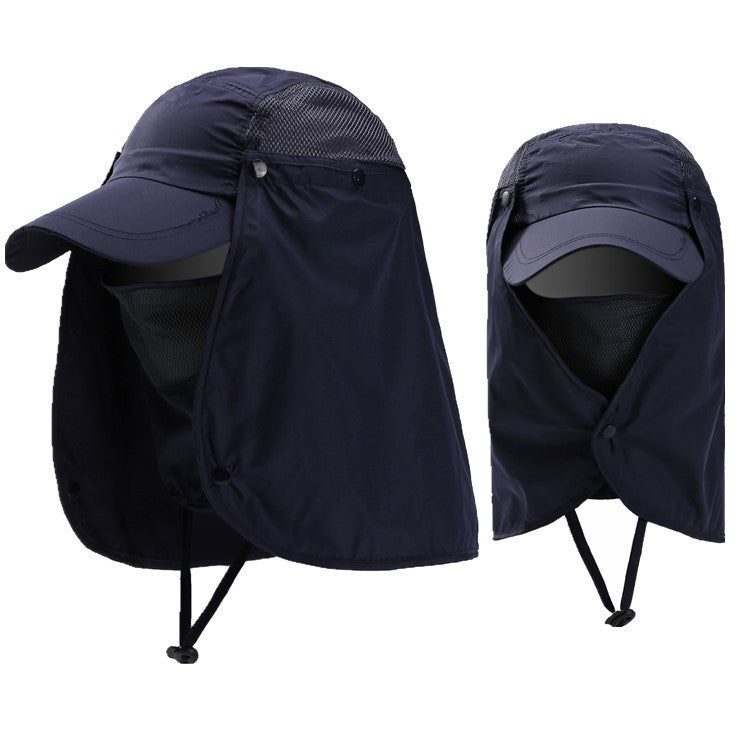 Caps with detachable sunshade