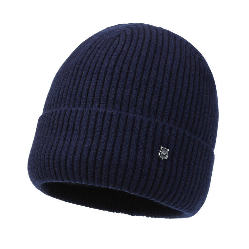 Double Layer Cuffed Beanie with plush interior