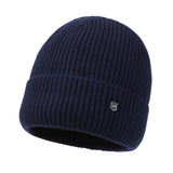 Double Layer Cuffed Beanie with plush interior