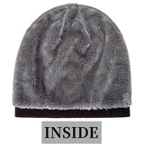 Beanie - Double Layer Slouch Beanie with plush interior