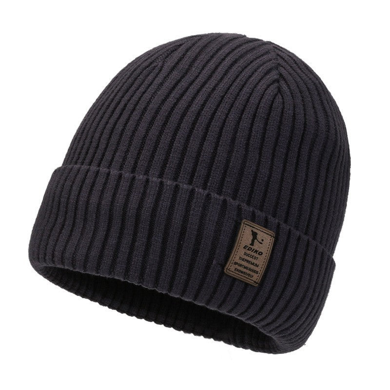 Double Layer Cuffed Beanie with plush interior