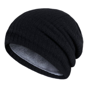 Beanie - Double Layer Slouch Beanie with plush interior