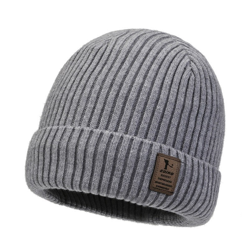 Kids Double Layer Cuffed Beanie with plush interior