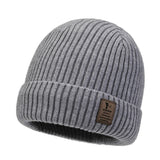 Kids Double Layer Cuffed Beanie with plush interior