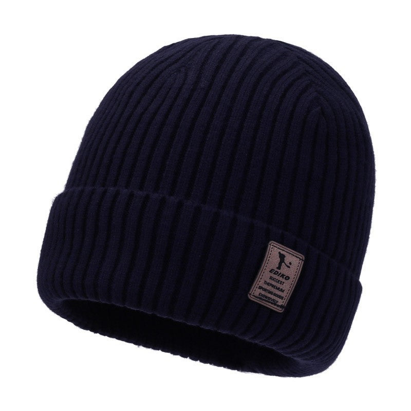 Double Layer Cuffed Beanie with plush interior