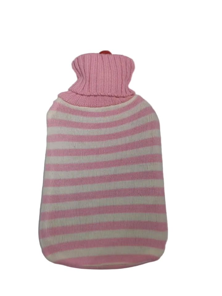 Hot Water Bottle with knitted cover