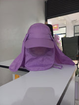 Caps with detachable sunshade