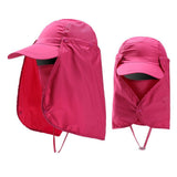 Caps with detachable sunshade