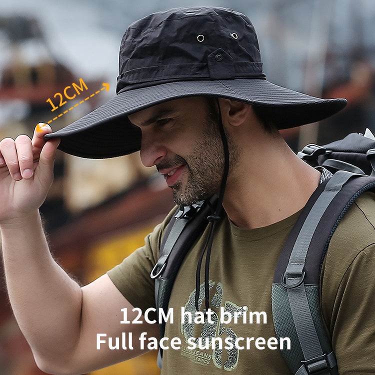 Wide Brim Bucket Hat