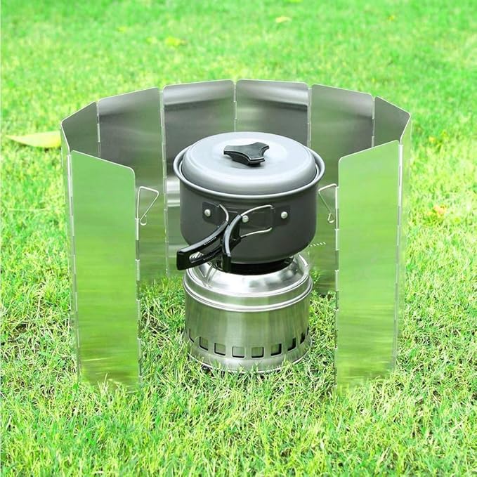 Folding Camping Stove Windshield