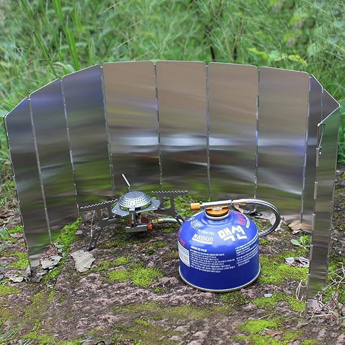 Folding Camping Stove Windshield