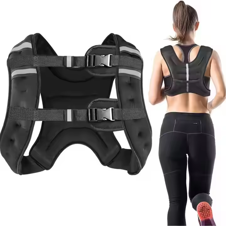 Weight Vest – 5kg, 8kg & 10kg | Non-Adjustable Weighted Workout Vest for Strength Training, Cardio &; Endurance