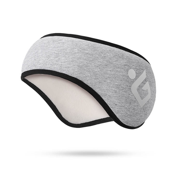 Headstrap with ear warmer and white inner lining