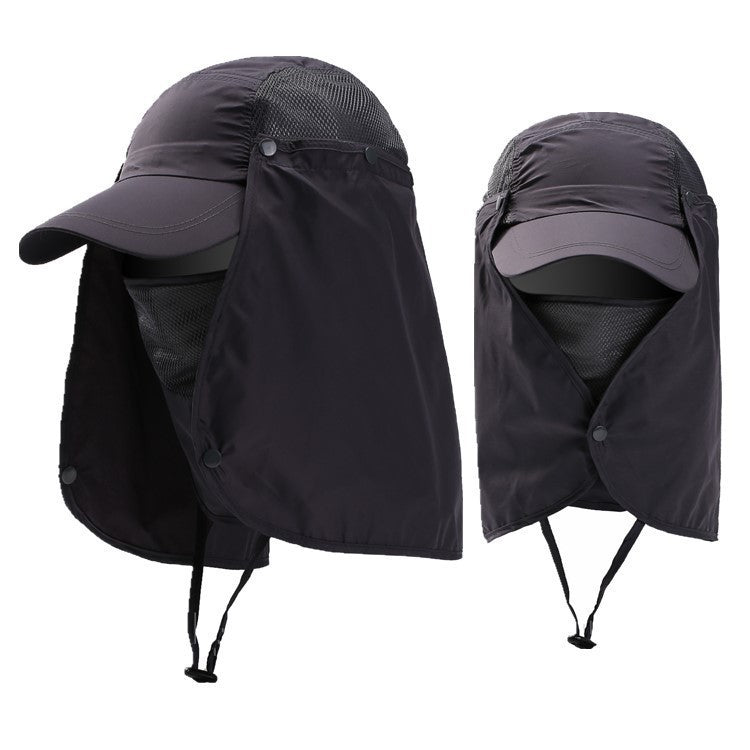 Caps with detachable sunshade