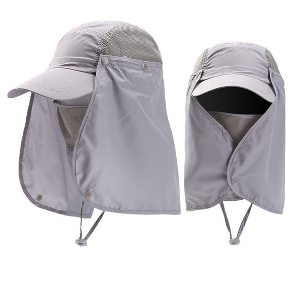 Caps with detachable sunshade