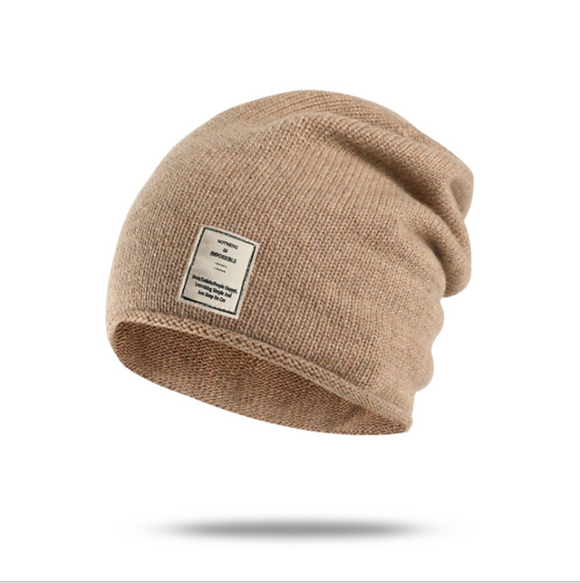 Beanie hat with single later